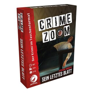 CRIME ZOOM FALL 1: SEIN LETZTES BLATT