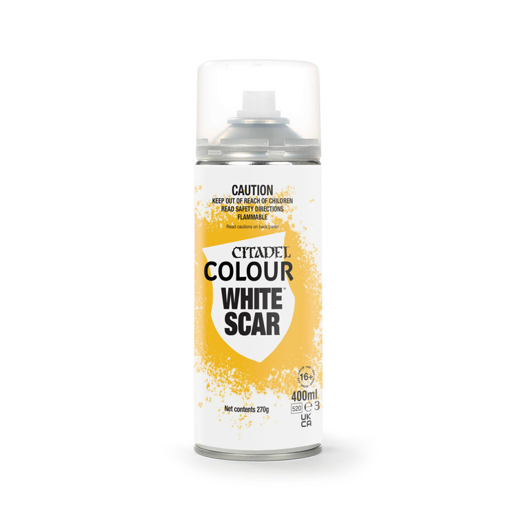 White Scar Spray Paint 