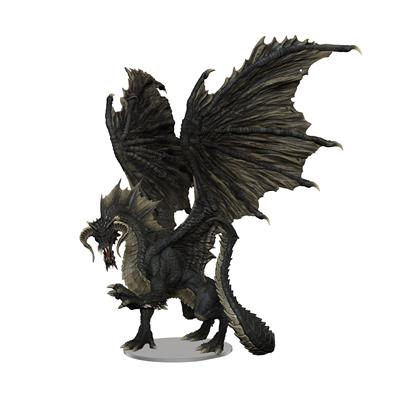 D&D Icons of the Realms: AdultBlack Dragon Premium