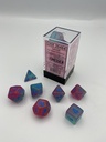 Gemini Green-Pink/blue 7 Dice