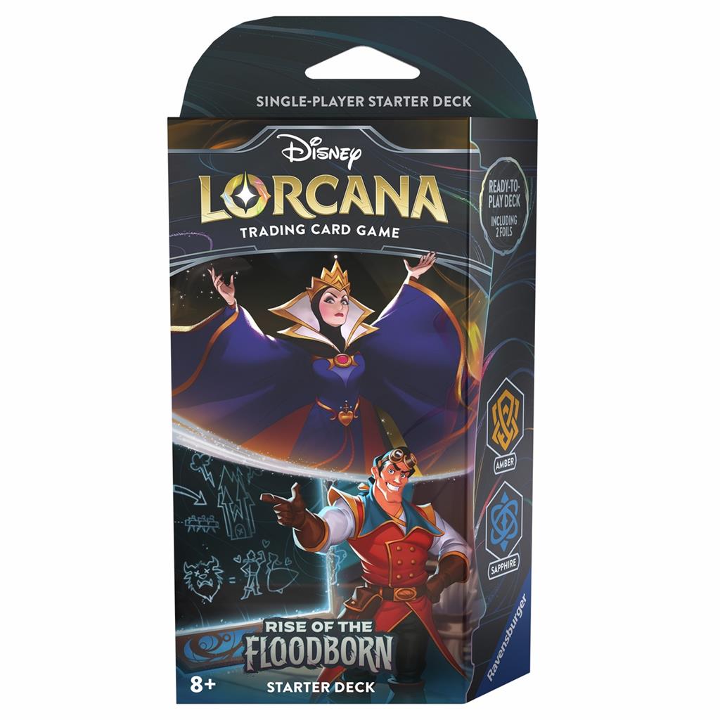 Lorcana Rise of the Floodborn Starter Amber/Sapphi