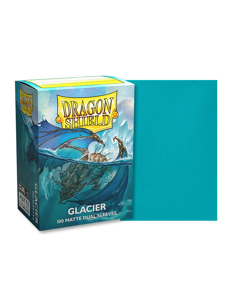 Dragon Shield Standard Matte Dual Sleeves - Glacier Miniom (100 Sleeves)