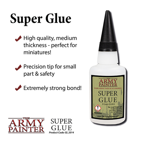 The Army Painer: Super Glue