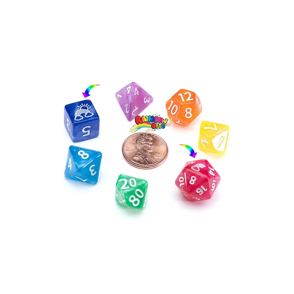 Mighty Tiny Dice Rainbow Bits (7)