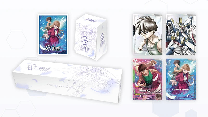 Gundam Card Game Premium Accessory Set - Mobile Gundam Wing - PB01 - EN