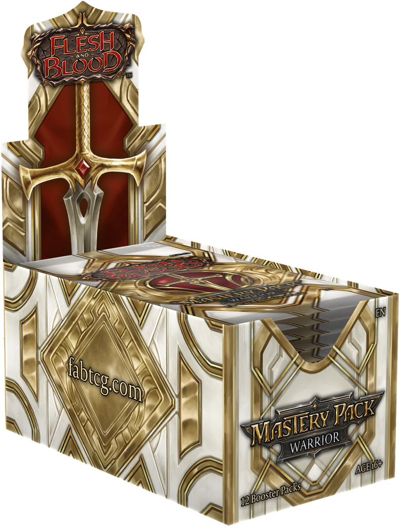 Flesh & Blood TCG - Mastery Pack Warrior Display (12 Booster) - EN