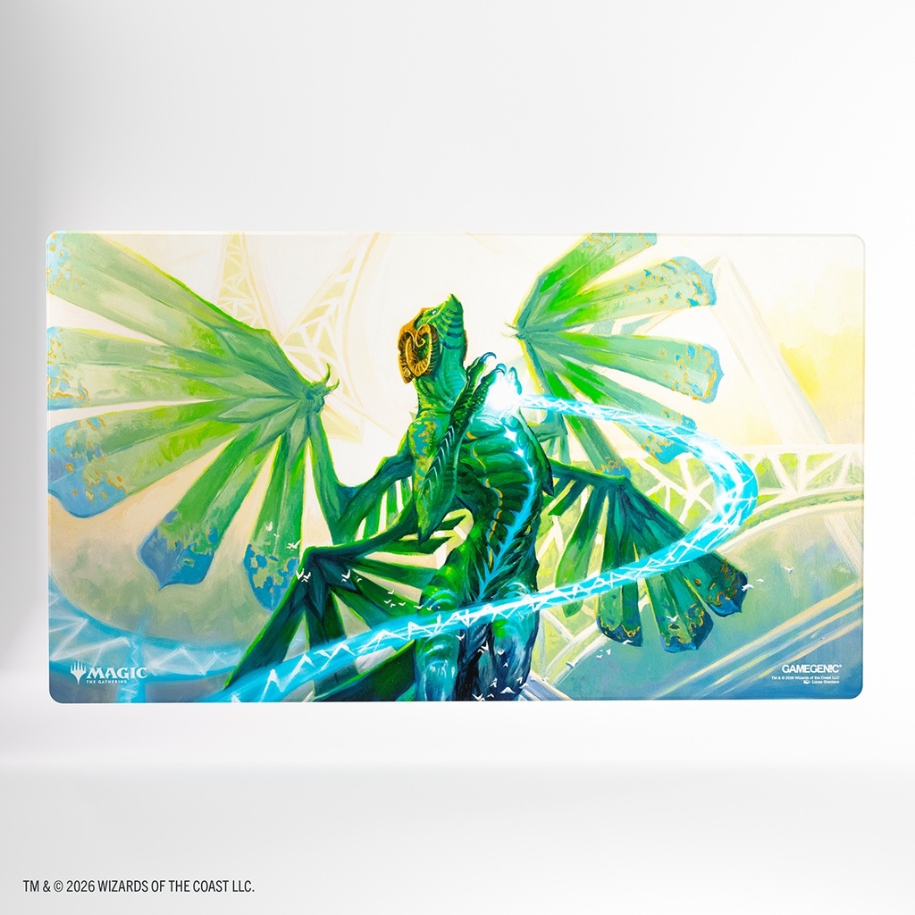 Magic: The Gathering | Secrets of Strixhaven Shiny Playmat - Quandrix, the Proof