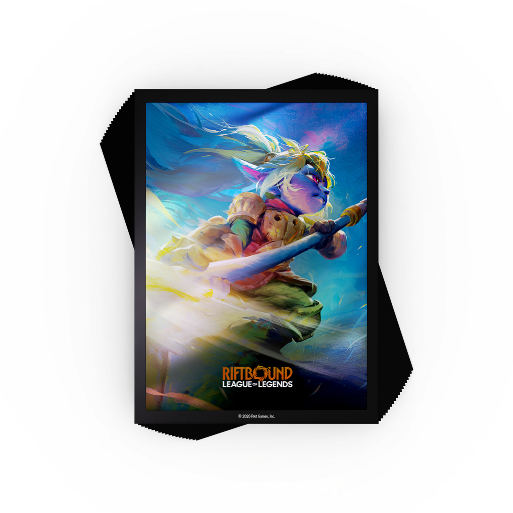 Riftbound: League of Legends TCG - Unleashed Art Sleeves: Poppy, Keeper of the Hammer