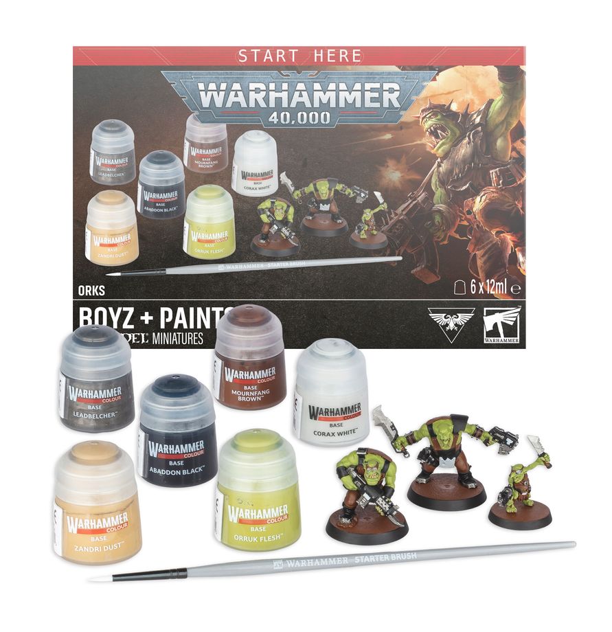 Warhammer 40.000: Orks + Paint GER/FRE/ITA/DUT/CZ/SLV
