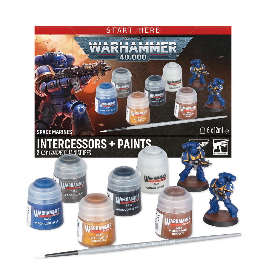 Warhammer 40.000: Space Marines + Paint GER/FRE/ITA/DUT/CZ/SLV