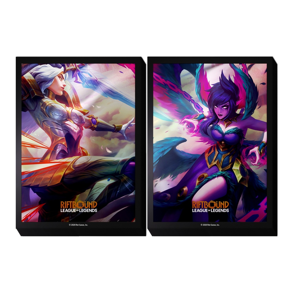 Riftbound: League of Legends TCG - Vendetta Art Sleeves 4 - Kayle vs Morgana