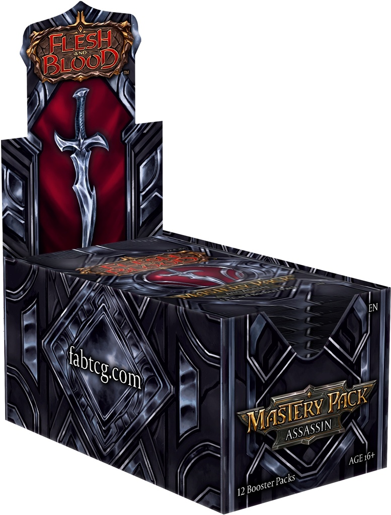 Flesh & Blood TCG - Mastery Pack Assassin Booster Display (12 Packs) - EN