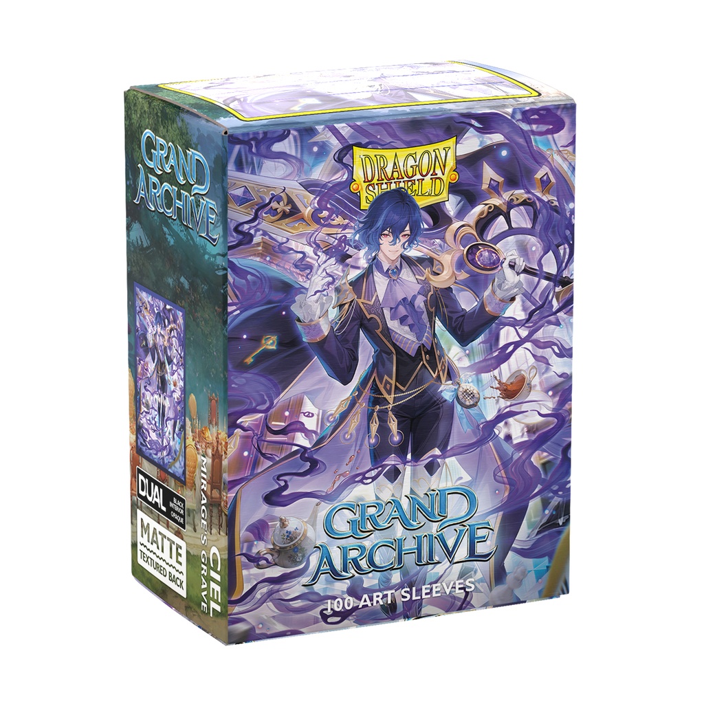 Dragon Shield - Standard Licensed Dual Art Sleeves: Grand Archive Ciel, Mirage's Grave [Matte] (100 Sleeves)