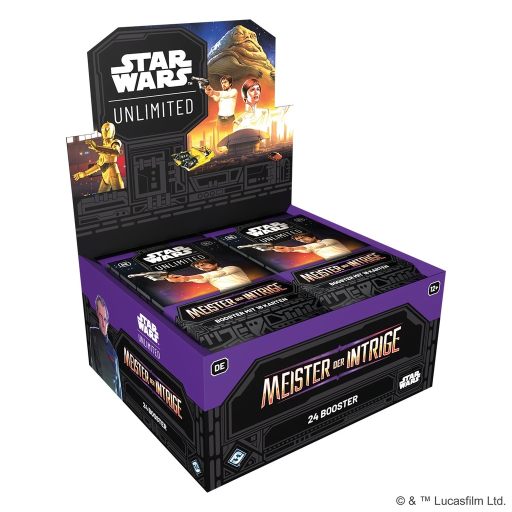 Star Wars: Unlimited - Meister der Intrige Display - DE