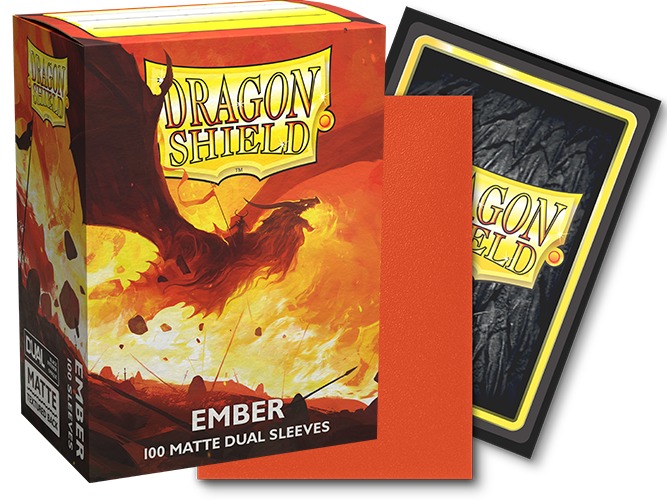 Dragon Shield Dual Matte Sleeves - Ember 'Alaric, Revolution Kindler' (100 Sleeves)