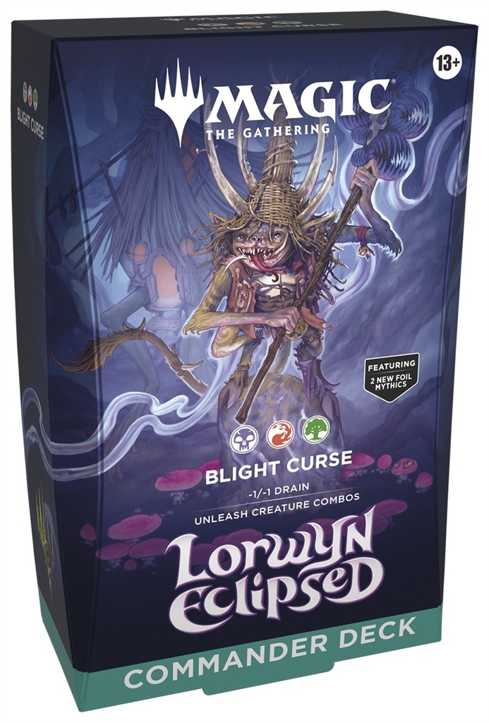 MTG - Lorwyn Eclipsed Commander Deck Blight Curse - EN