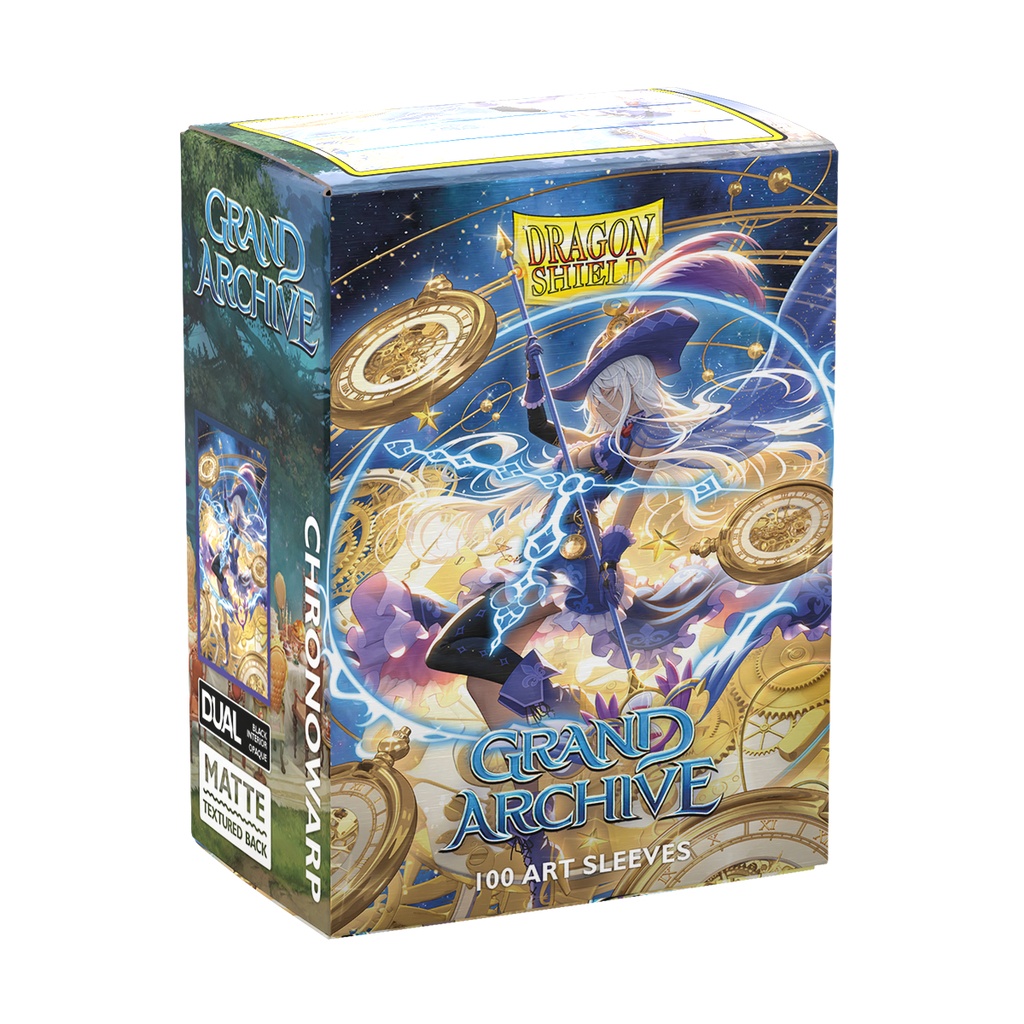 Dragon Shield - Standard Licensed Dual Art Sleeves: Grand Archive: Chronowarp [Matte] (100 Sleeves)