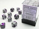 PURPLE-STEEL W/WHITE GEMINIT 12MM D6