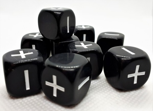 [2110000075316] WÜRFELSET: FATE/FUDGE BLACK