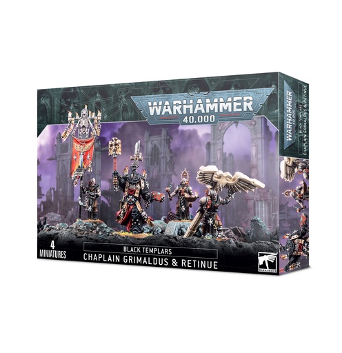 [2110000082543] Black Templars: Ordenspriester Grimaldus & Gefolge