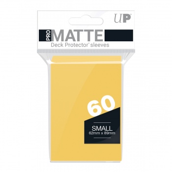 [2110000098155] UP - Small Sleeves Pro-Matte - Yellow (60)
