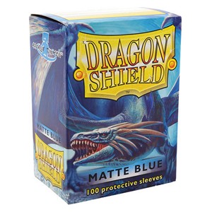 [2110000022457] Dragon Shield Standard Sleeves - Matte Blue (100 Sleeves)