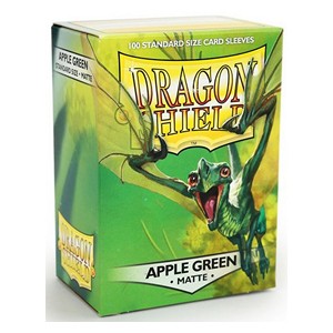 [2110000022525] Dragon Shield Standard Sleeves - Matte Apple Green (100 Sleeves)