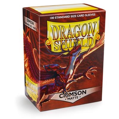 [2110000022730] DRAGON SHIELD - MATTE Crimson