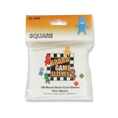 [2110000022877] Arcane Tinman - Board Games Sleeves Clear: 69x69mm [Square] (100 Sleeves)