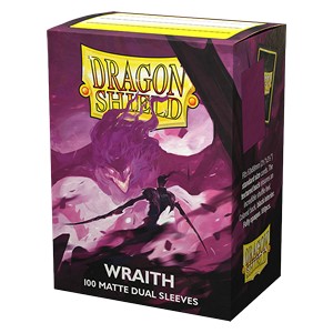 [2110000141820] Dragon Shield Dual Matte Sleeves - Wraith 'Alaric, Chaos Wraith' (100 Sleeves)