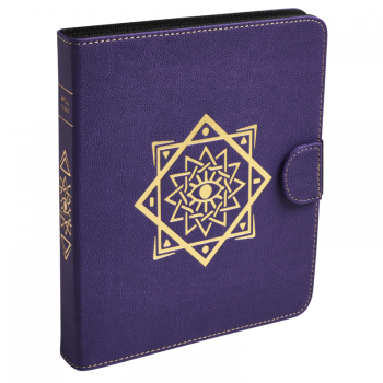 [2110000143886] Spell Codex Portfolio - Arcane Purple