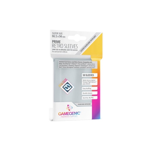[2110000149963] Gamegenic PRIME Retro Sleeves