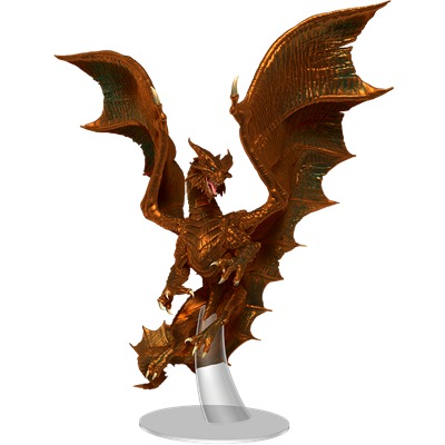 [2110000153601] Dungeons & Dragons ICONS OF THE REALMS: ADULT COPPER DRAGON
