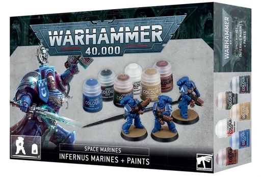 [2110000156299] Space Marines - Infernus Marines + Paints