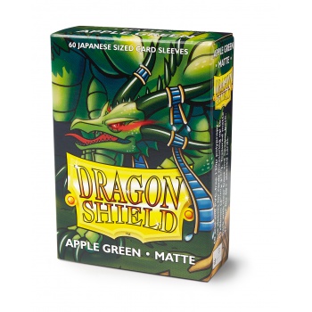 [2110000029685] Dragon Shield Small Sleeves - Japanese Matte Apple Green (60 Sleeves)