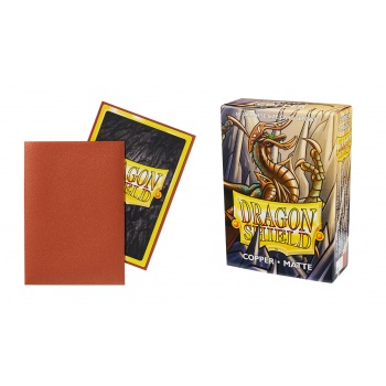 [2110000029784] Dragon Shield Japanese Matte Sleeves - Copper 'Munay' (60 Sleeves)