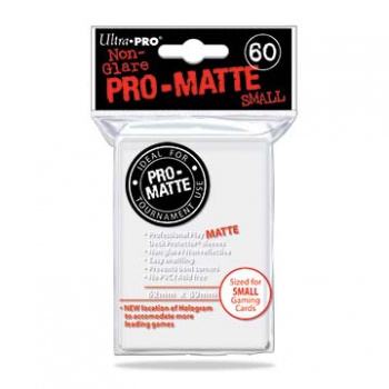 [2110000032159] PRO MATTE WHITE SLEEVES SMALL CARDS 62X89MM 60 ST