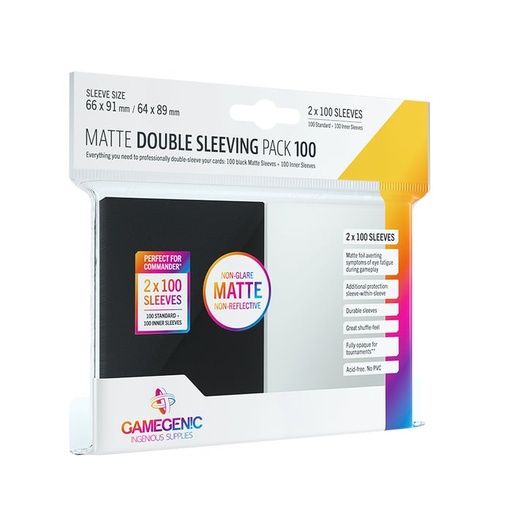[2110000167516] MATTE Double Sleeving Pack 100