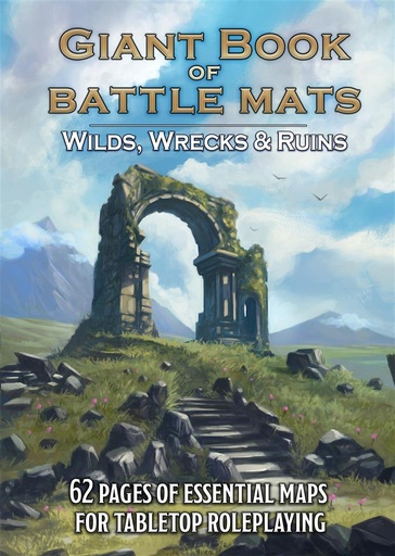 [2110000168483] The Giant Book of Battle Mats Wilds, Wrecks & Ruin