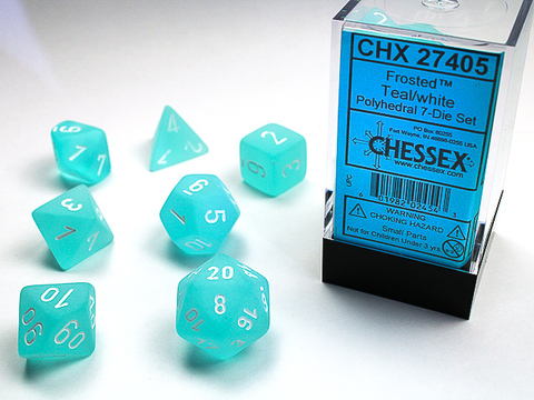 [2110000034191] FROSTED TEAL W/WHITE SIGNATURE POLYHEDRAL 7-DI