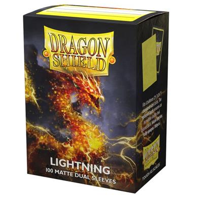 [2110000176679] Dragon Shield Dual Matte Sleeves - Lightning 'Ailia' (100 Sleeves)