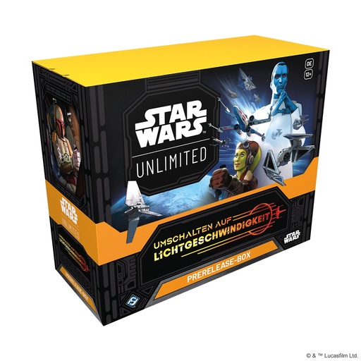 [2110000184735] Star Wars: Unlimited - Umschalten auf Lichtgeschwindigkeit (Prerelease-Box)