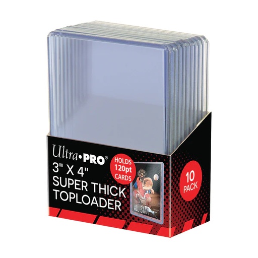 [2110000043452] UP - TOPLOADER - 3" X 4" SUPER THICK 25STK