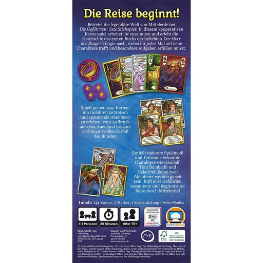 [2110000187071] DER HERR DER RINGE: Die Gefährten - Das Stichspiel