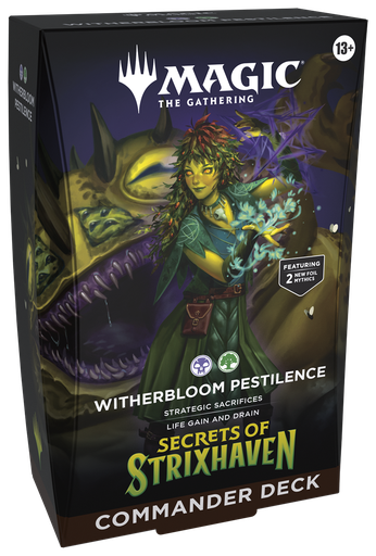 [P0042516] MTG - Secrets of Strixhaven Commander Deck Witherbloom Pestilence - EN