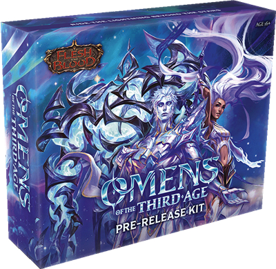 [P0042739] Flesh & Blood TCG - Omens of the Third Age Pre-release Kit - EN