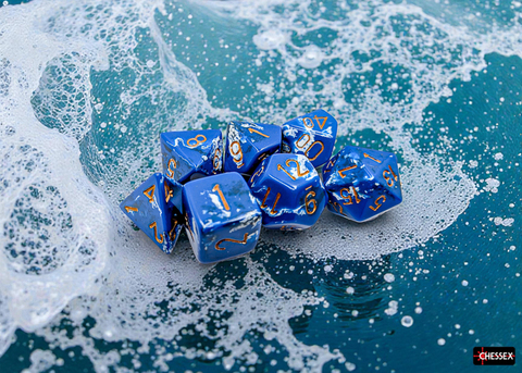 [P0043189] Brush™ Polyhedral Wavebreak™/gold 7-Die Set