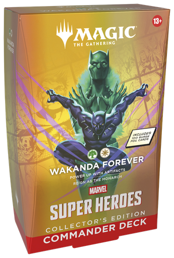[P0043344] MTG - Marvel Super Heroes Commander Decks Collector's Edition Wakanda Forever - EN