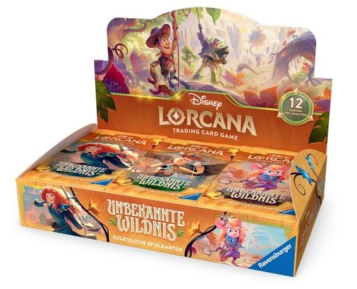 [P0043413] Lorcana: Unbekannte Wildnis Display (24 Booster) - DE