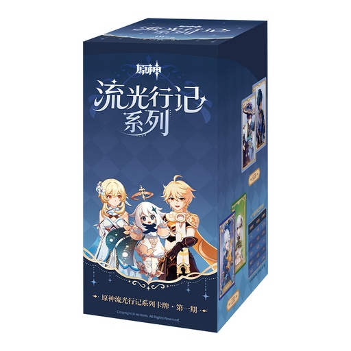 [P0043444] Letogoods - Genshin Impact Glowing Travelogue Card Series Vol.1 Box (18 Packs) - EN